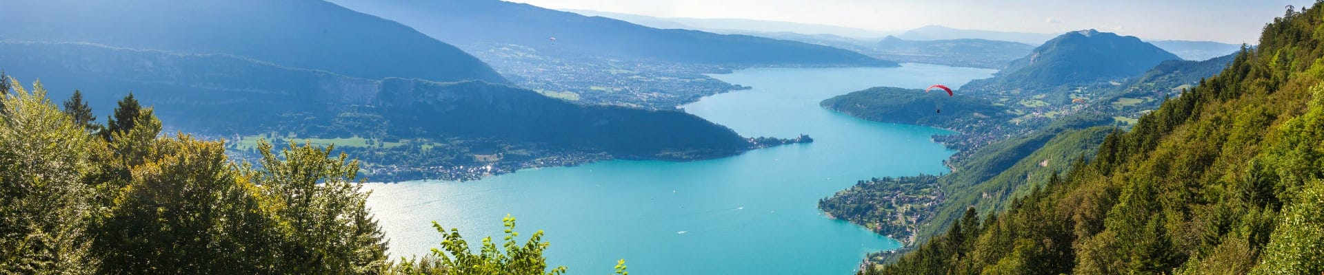 panoramic view of the lake
